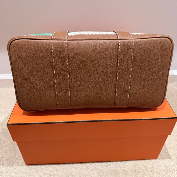 2025 New Garden Party 36 -  H canvas with "H au Pas" motif and Negonda calfskin - Picture 6 of 7